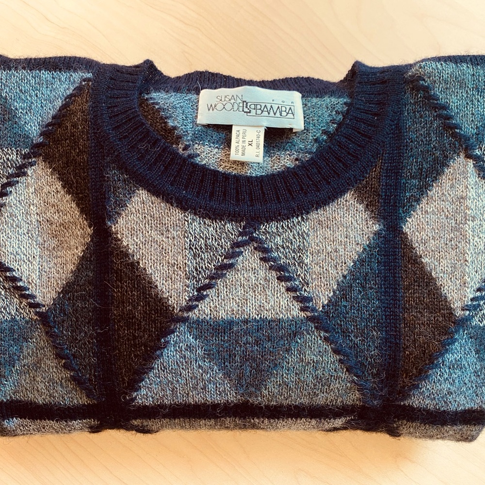 Susan woode vintage sweater XL